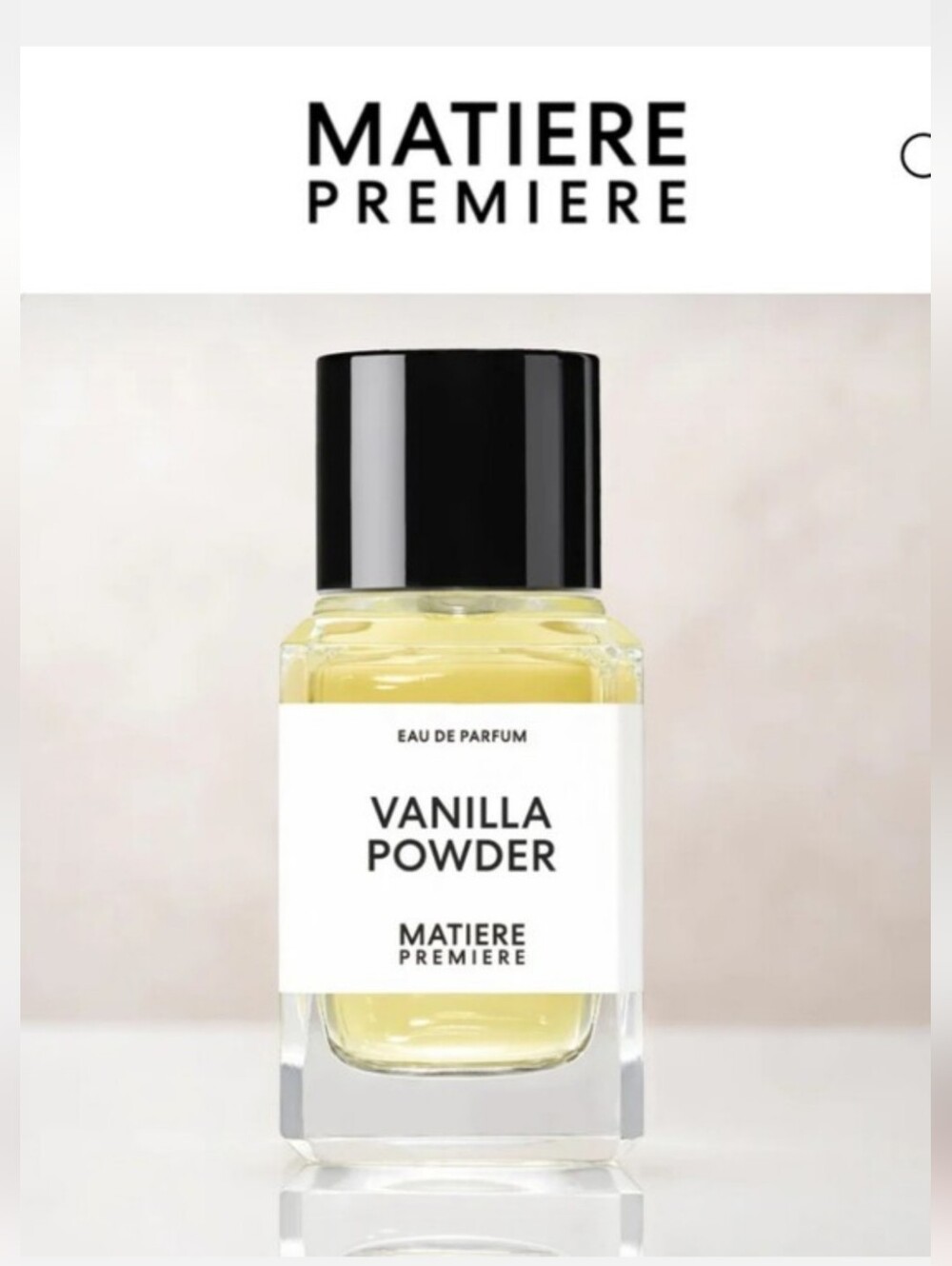 Matiere Premiere Vanilla Powder